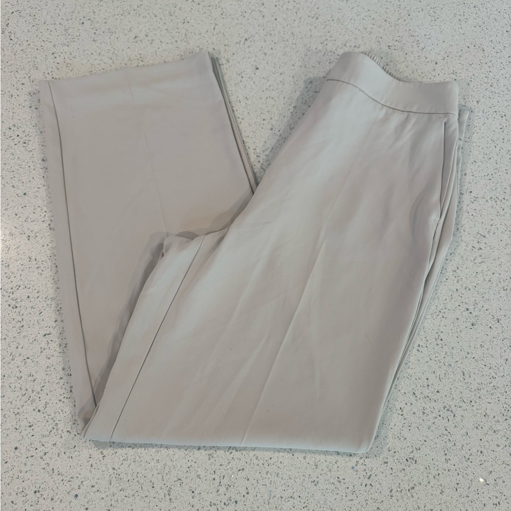 Wide Leg Cream Trousers